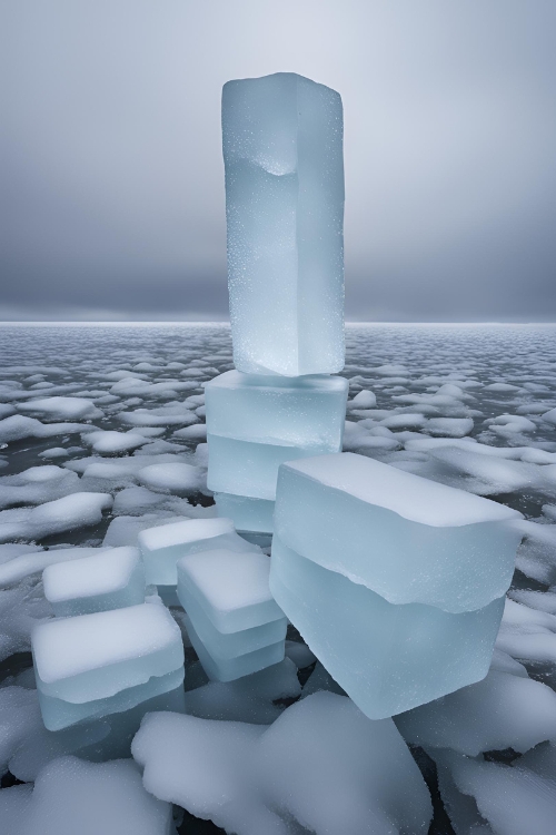 Ice blocks